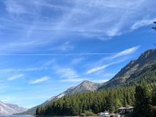 Boat docked at Goat Haunt