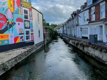 Took a little walk , one of the canals, actually I think they might be rivers 