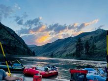Our only photo from the Salmon. Beautiful float and a decent amount of whitewater. Nathan had fun kayaking and Kate and I rode in a raft with my parents. 