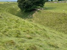 The Henge around the stones.