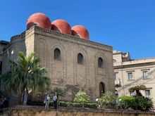 Norman Church of San Cataldo—1150s, typical of Arab/Norman architecture
