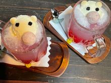 Our strawberry sodas!