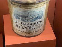 Early Hershey’s Kiss container