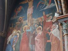 Crucifixion Fresco, Cathedral of St. Etienne