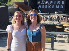 Kate just sent this from the concert she’s at in Missoula. She’s with one of her “Hannah” friends. We always have to clarify whether it is Hannah B. or Hannah C. or Hannah who was her roommate who’s pronounces it Honna. Cracks me up. 