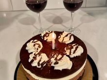 Dessert #2: 4 layer chocolate mousse cake (which is now half gone)