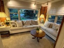 Small sitting room off the kitchen and dining room. 