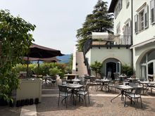 The terrace 