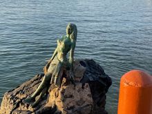 No picture of Zihua is complete without the lady on the rock along the Malecon