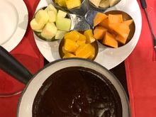 Chocolate fondue 