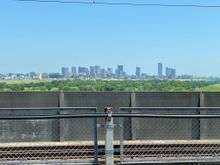 Big city in the distance 