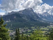 Cortina d’Ampezzo valley from Tofana de Mezzo
