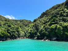 Turquoise waters of Tonga Quarry