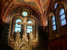 Inside St. Mathias church