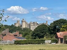 The castle from the train station 