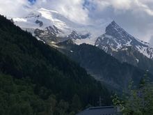 View from our apartment in Chamonix 