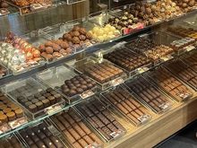 Chocolate shopping while in city 