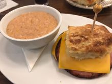 Fried Bologna and cheese biscuit at Miller's All Day