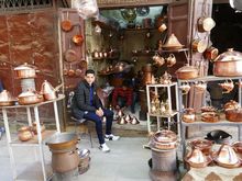 Seffarine Square, known for its metalwork