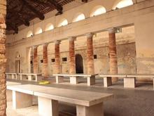 The old fish market in the Foro Annonario.