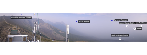 If I took the Tram to the top of the mountains, this would be my view.
Jasper Town is somewhere below !!