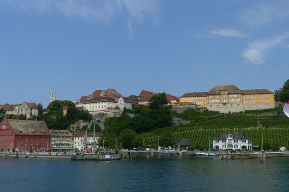 Approaching Meersburg on the return 