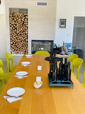 Olive oil tasting room at Radojkovic!