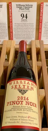 This will be our 20th anniversary bottle of wine on June 12. 