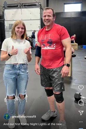 Nathan is competing in the CrossFit Open and Kate went to watch him last night. He gave blood in the morning and said that probably was not optimal, but he didn’t want to cancel giving blood. 