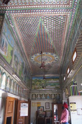 The Jain temple, you can zoom in for photos of the naked priest !