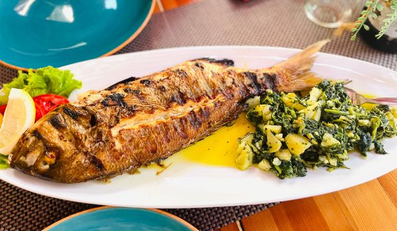 A whole fish at Pinetta! Probably my fav whole fish of the trip!