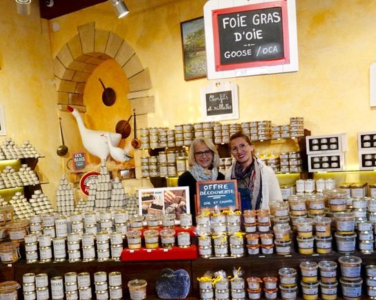 Sarlat, foie gras epicenters, but it doesn’t wow us.