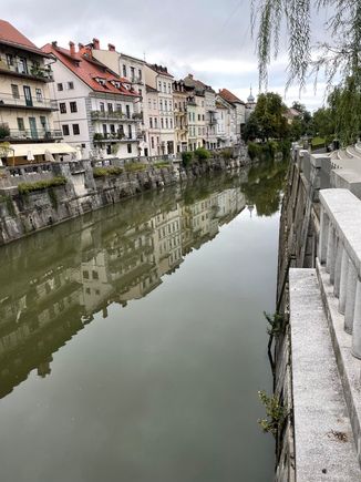 Kind of reminds me of Bruge although a river not canals