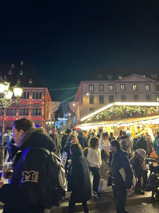 Night time crowd