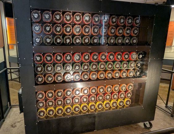 Re-created Bombe machine