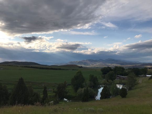 Ranch views in Cardwell, Montana. 