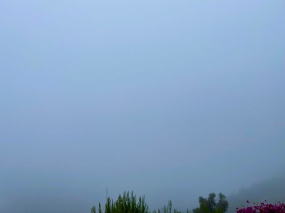 Same mountain angle as post #40 but the marine layer has rolled in this morning covering most of my views.  It's pretty otherworldly when it gets like this. 





