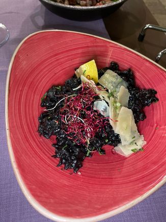 This black risotto with cuttlefish at Portun was beyond!