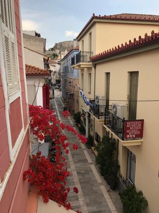 View from our hotel room