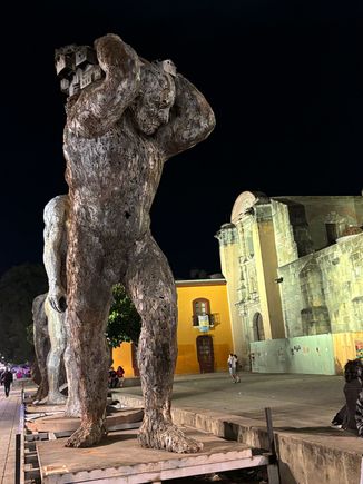 Zocalo statue alley