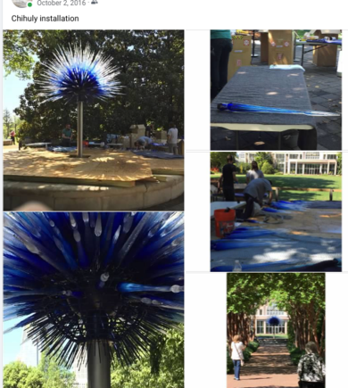 I was fascinated by this installation.  I sat there for about 30 minutes watching.  The pieces are in three lengths and the installer chooses which to put in the frame next.