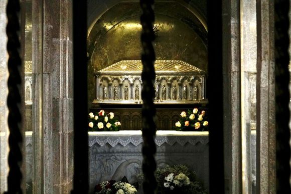 His supposed remains in the Cathedral 