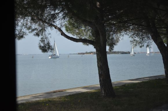Malamocco lakeside promenade