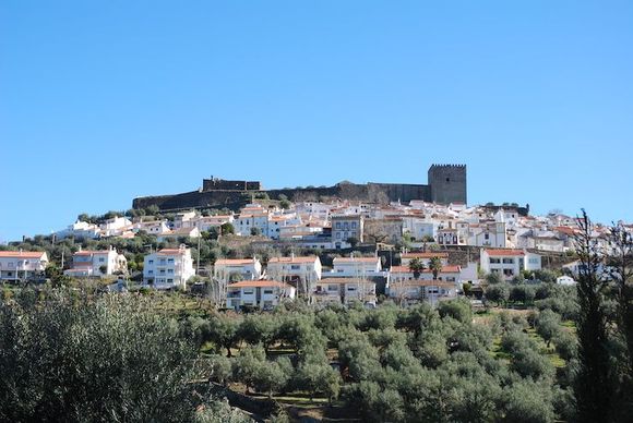 Marvão viewed from below
