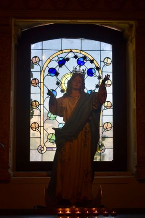 After artwork in another church in Matera depicted a woman’s breasts being cut off…well, this image made me happy.