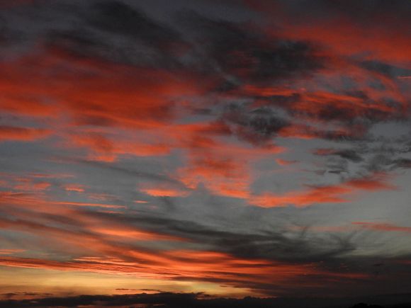 Sunset at End of the Chain of Craters Road