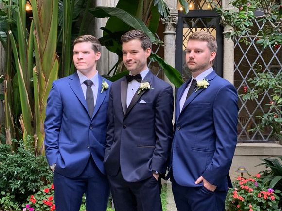 My 3 nephews who are very close. Eric and Alec are roommates in their parents’ (former) house in Greencastle, Indiana. Eric bought his dad’s very successful furniture store there in town and has been  besting his dad’s numbers ever since! Very proud of him. He was the prodigal son…