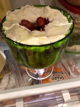 
Cooling in the fridge.... should be very tart!