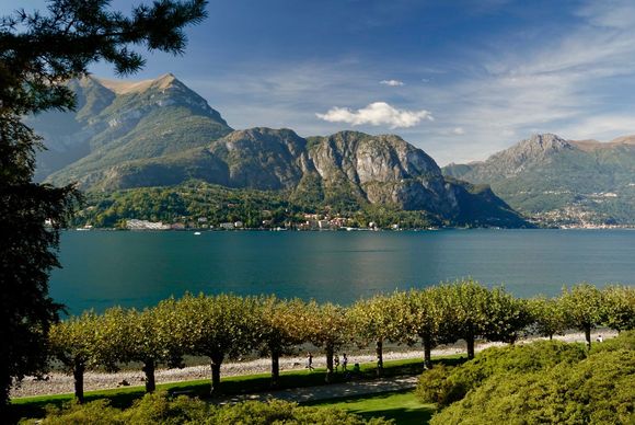 Lake Como from Villa Melzi near Bellagio