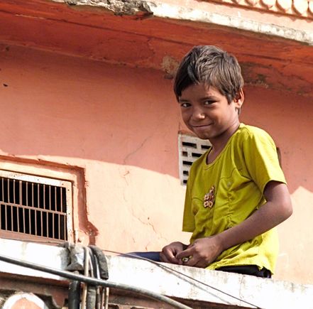 Such a cutie - loved his shy smile. 